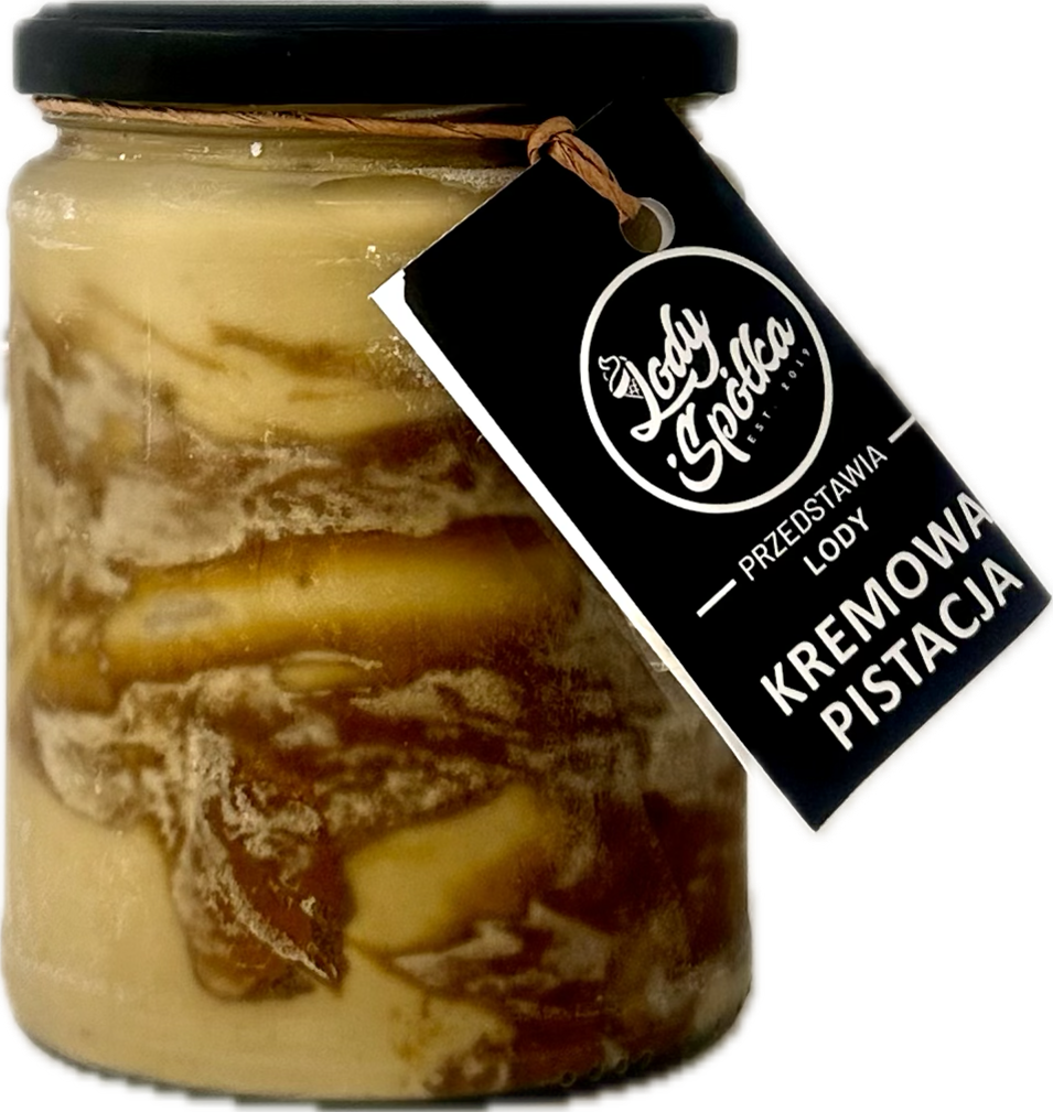 Lody o smaku kremowej pistacji