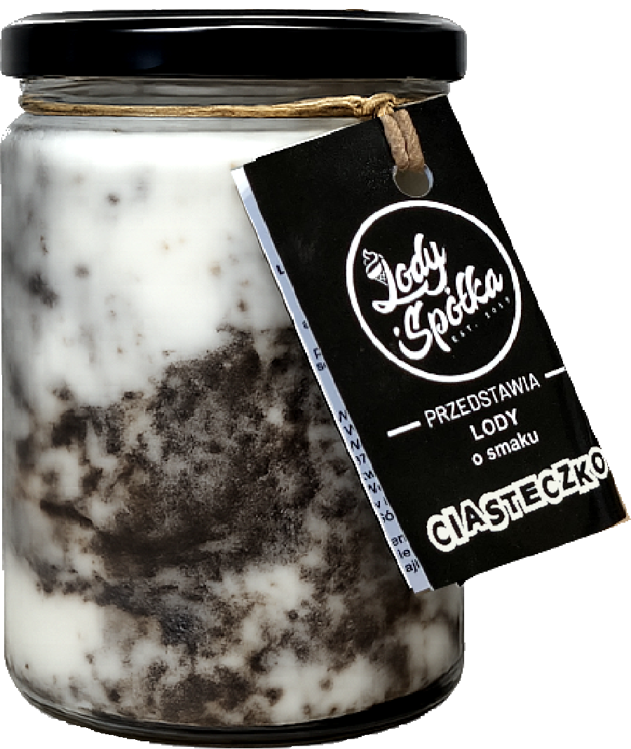 Lody o smaku ciasteczkowym