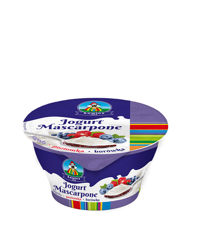 Jogurt z mascarpone jagoda-poziomka-borówka