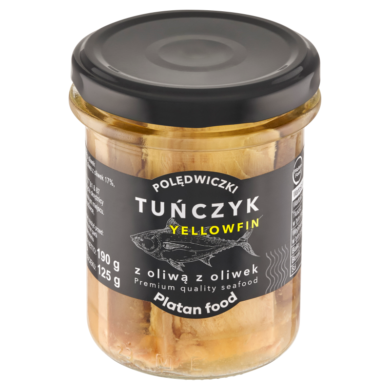 Tuńczyk żółtopłetwy z oliwą z oliwek (polędwiczki)