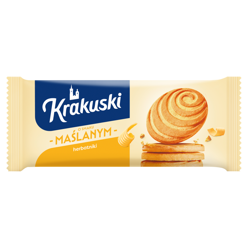Kruche ciasteczka o smaku maślanym