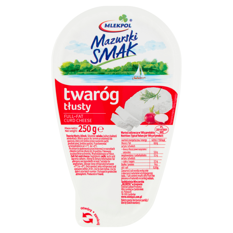 Twaróg tłusty klinek