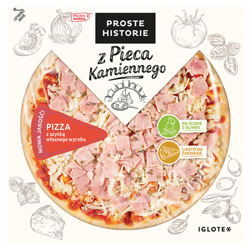 Pizza fresh z szynką