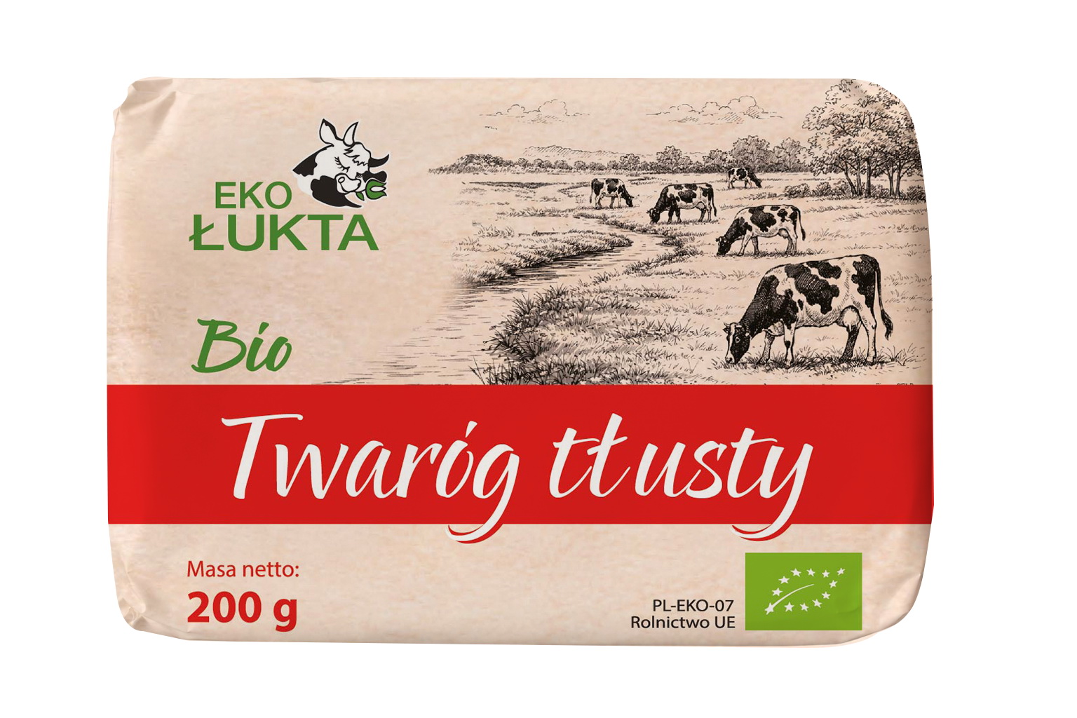 Twaróg tłusty kostka BIO
