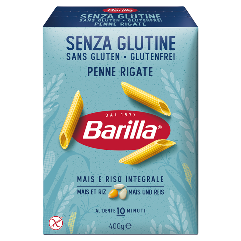 Makaron penne rigate (pióra nacinane) bezglutenowe (kukurydziano-ryżowe)