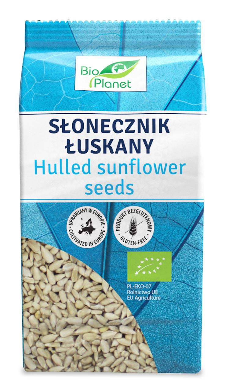 Słonecznik łuskany bezglutenowy BIO