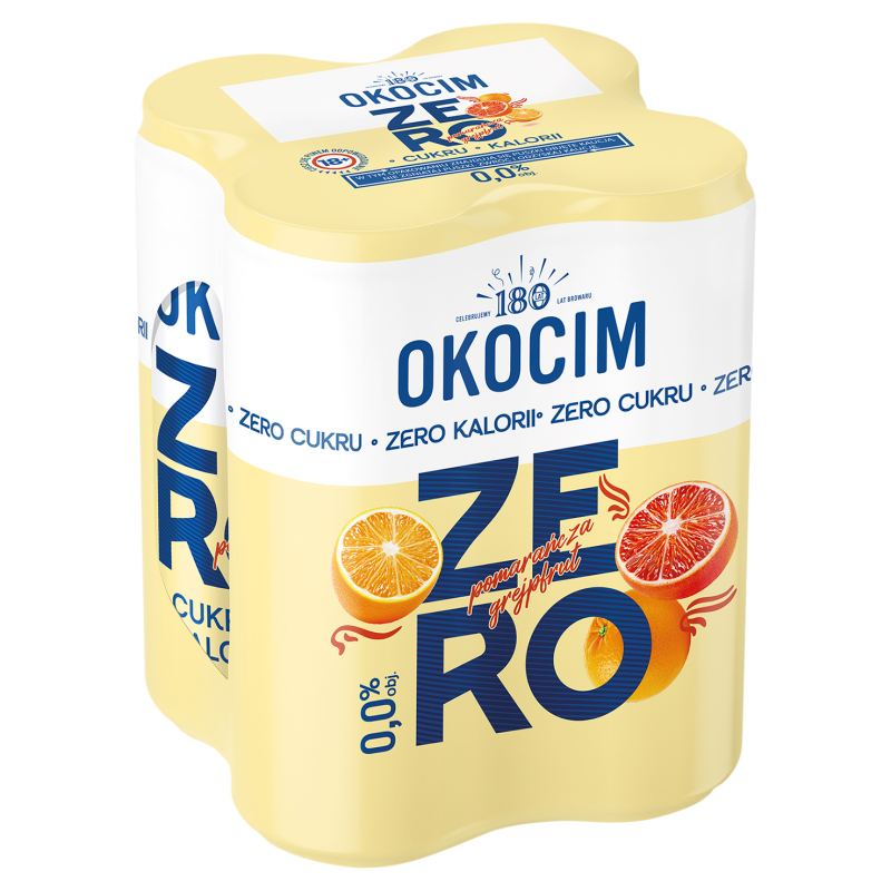 Piwo bezalkoholowe pomarańcza grejpfrut (puszka zwrotna)