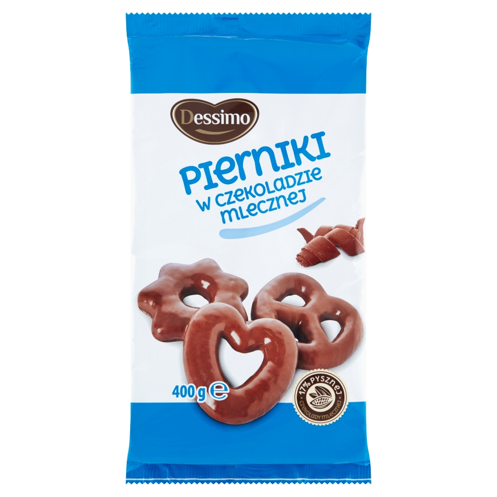 Pierniki w czekoladzie mlecznej