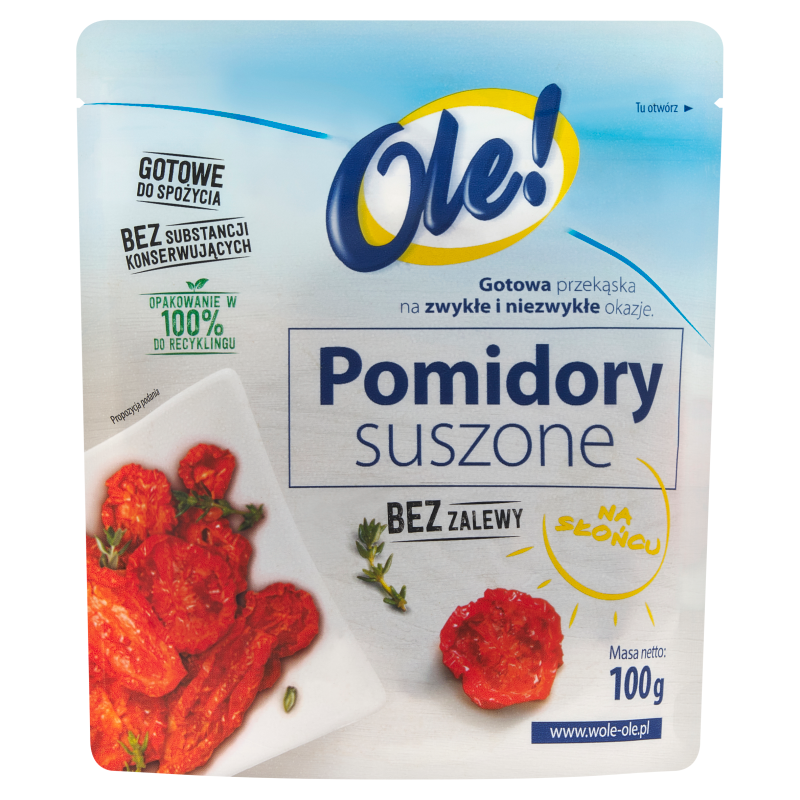 Pomidory suszone (bez zalewy)
