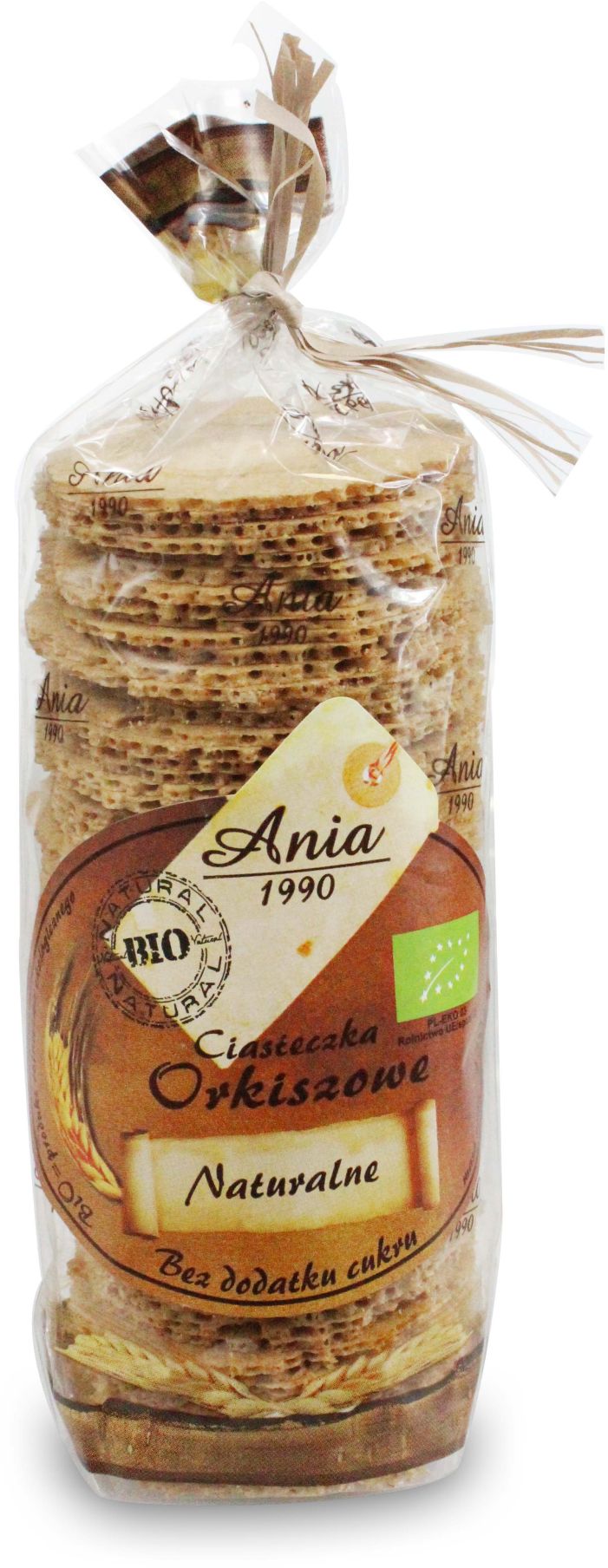 Ciasteczka orkiszowe naturalne bez dodatku cukrów BIO