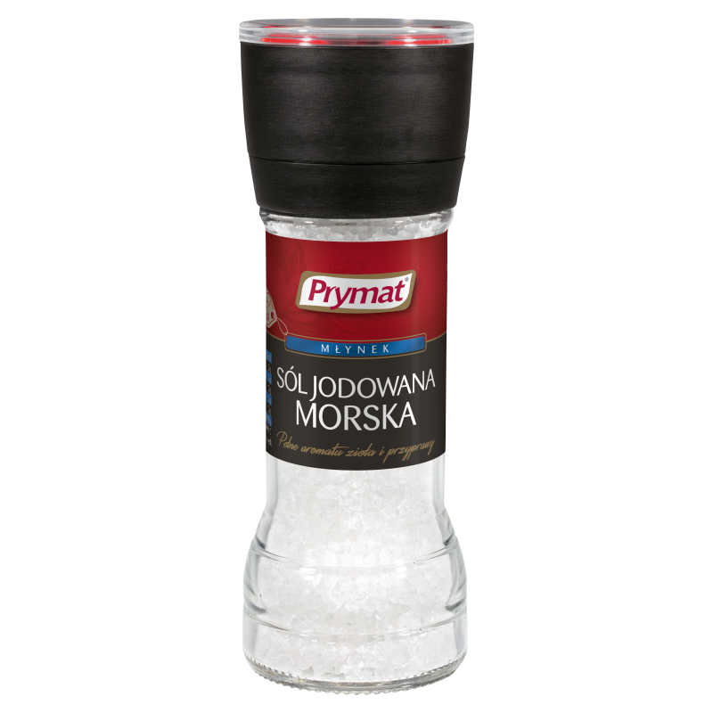 Sól morska jodowana - młynek