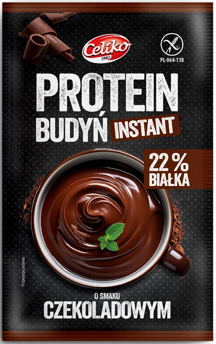 Budyń proteinowy o sm. czekoladowym (instant) bezglutenowy