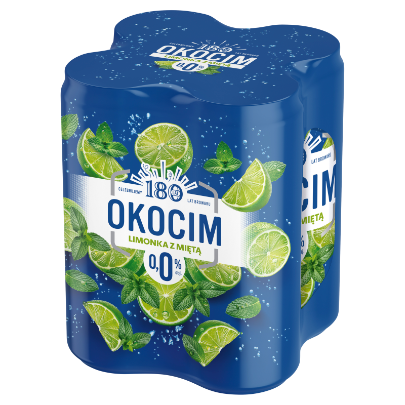 LIMONKA z MIĘTĄ Piwo bezalkoholowe 4x500ml (puszka zwrotna)