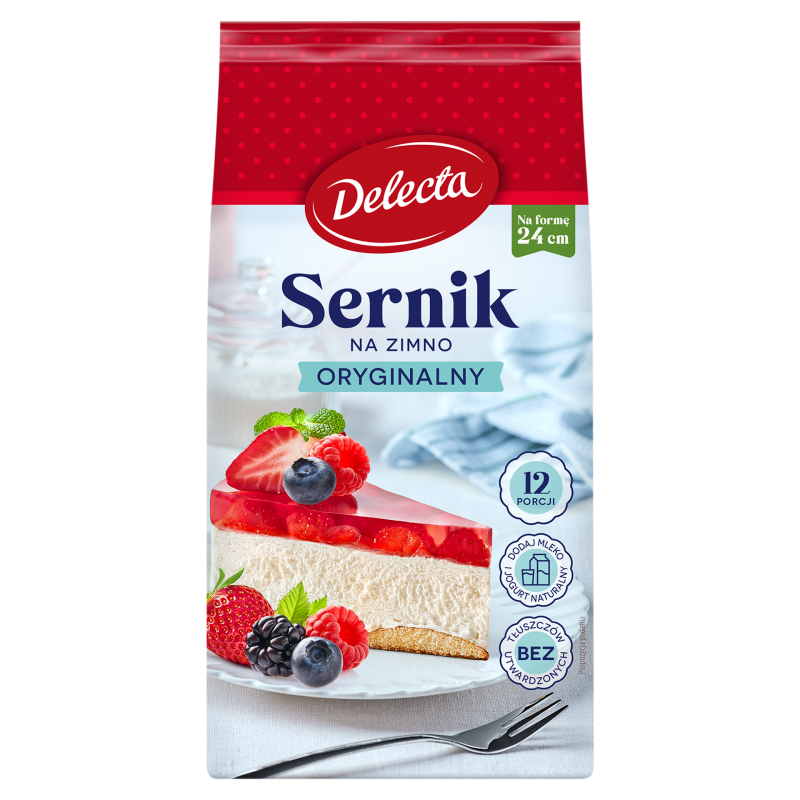 Sernik na zimno (na 12 porcji)