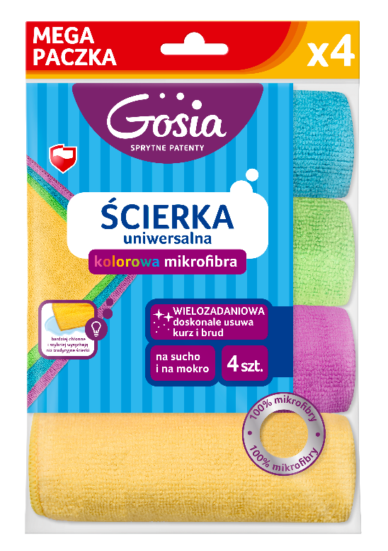Ściereczki z mikrofibry uniwersalne 4 szt.