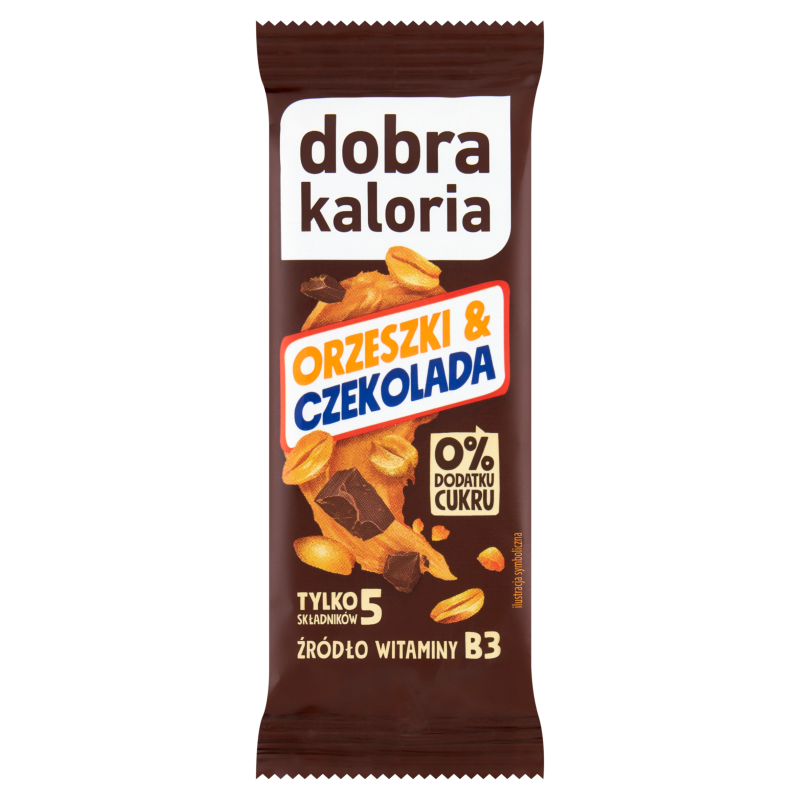 Baton orzechowy z czekoladą