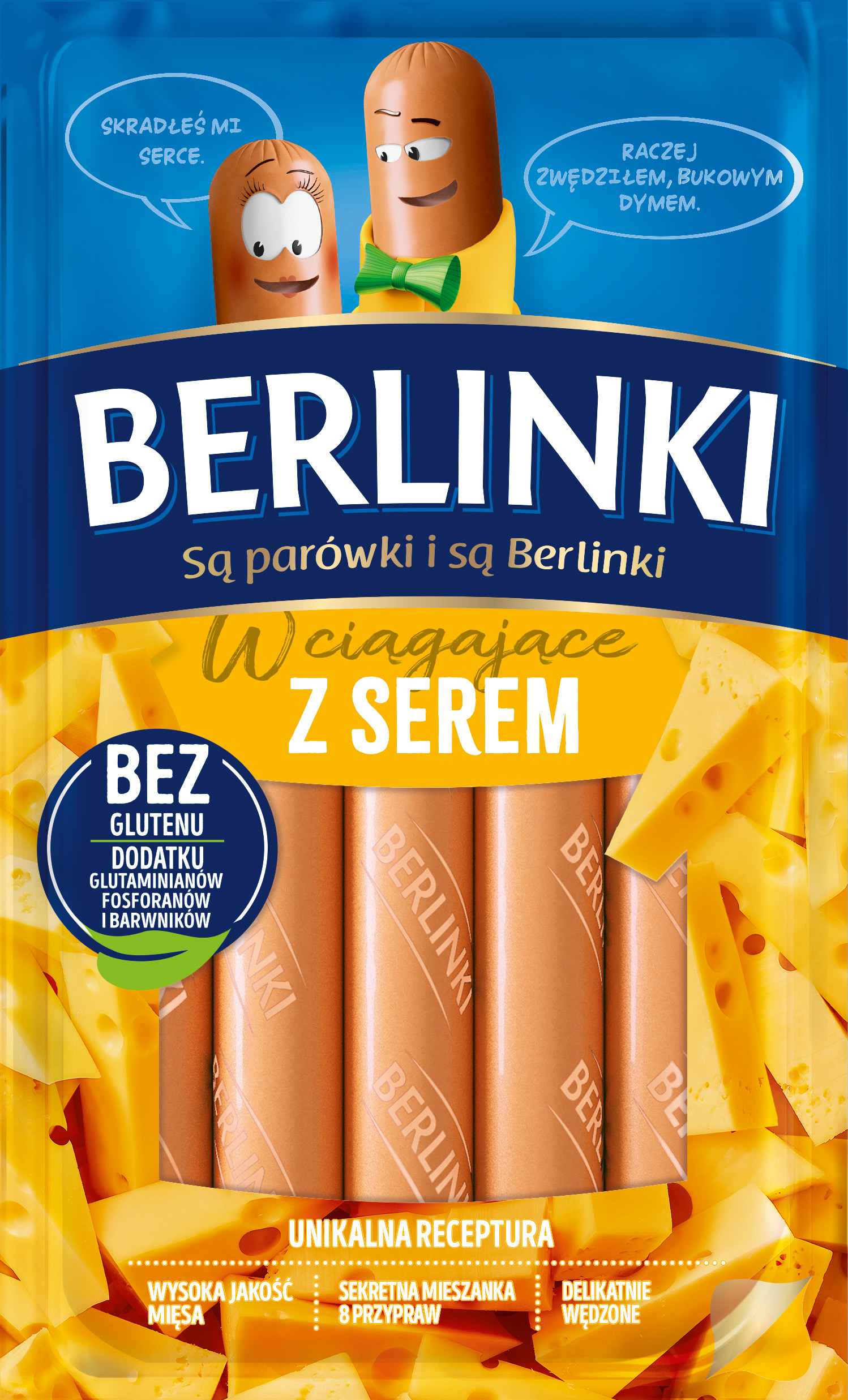 Parówki z serem