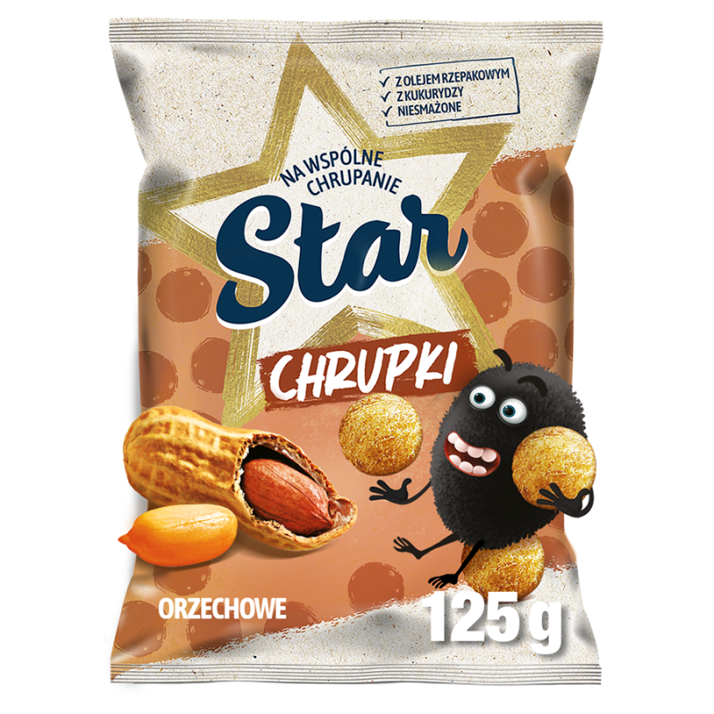 Chrupki kukurydziane o smaku orzechowym