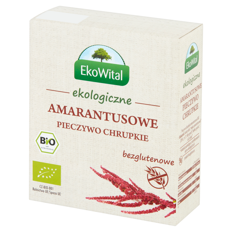 Pieczywo chrupkie amarantusowe bezglutenowe BIO
