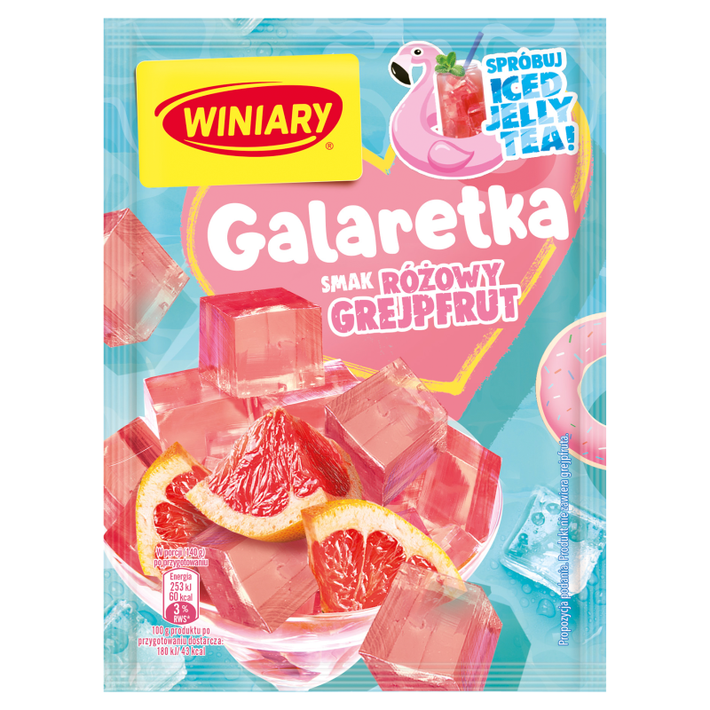 Galaretka o sm. różowego grejpfruta