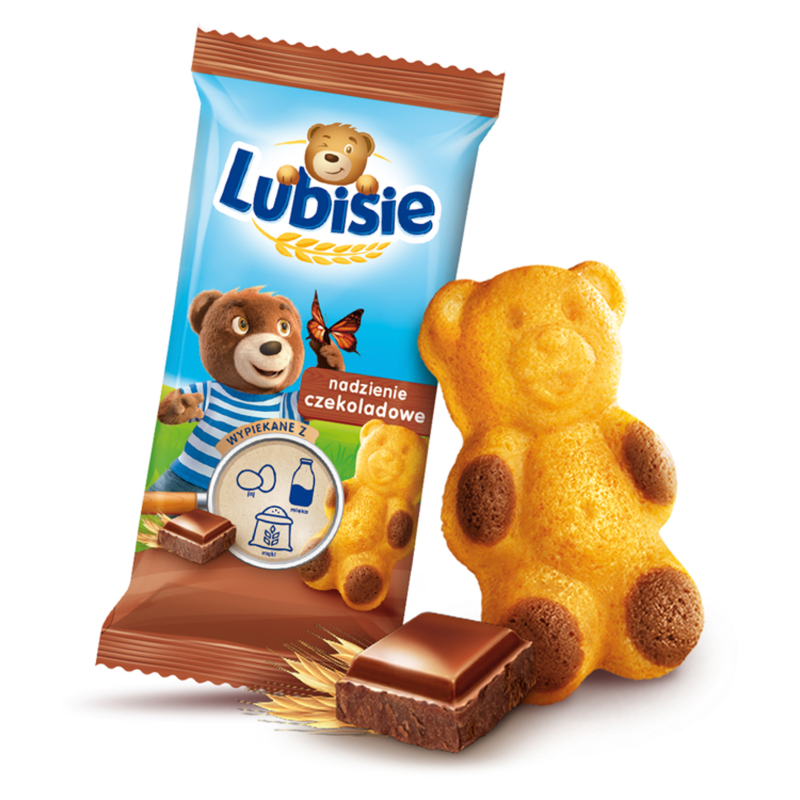 Ciastko biszkoptowe z nadzieniem czekoladowym