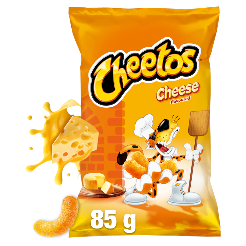 Chrupki kukurydziane o smaku sera