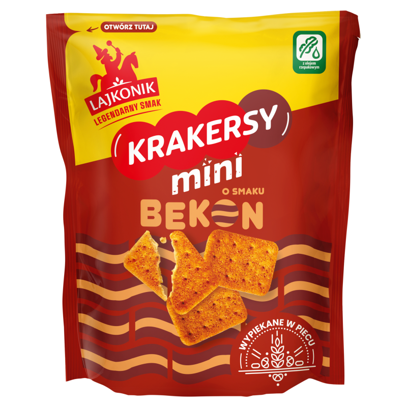 Mini Krakersy Bekon