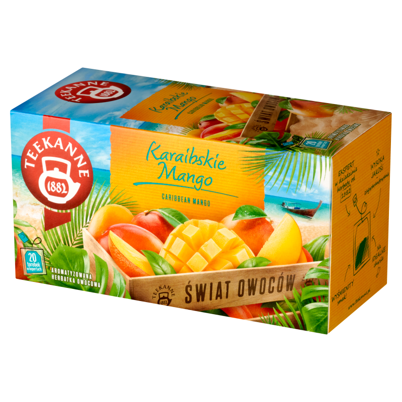 Caribbean Mango Herbata owocowa o smaku mango 20 torebek (saszetki)