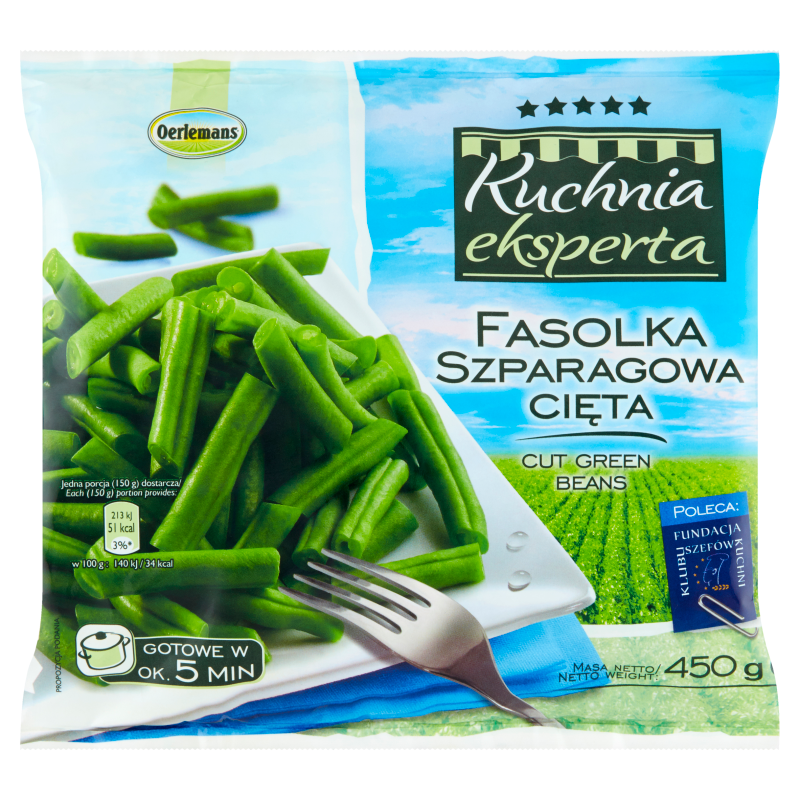 Fasolka zielona szparagowa mrożona