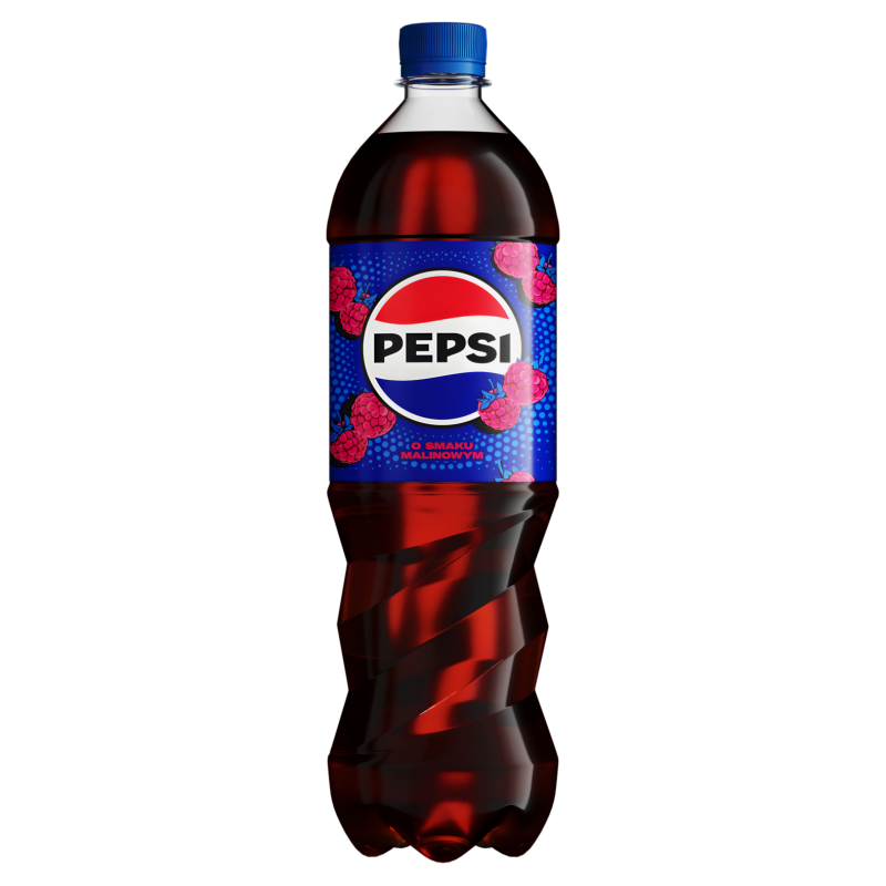 Napój gazowany typu cola o smaku malinowym