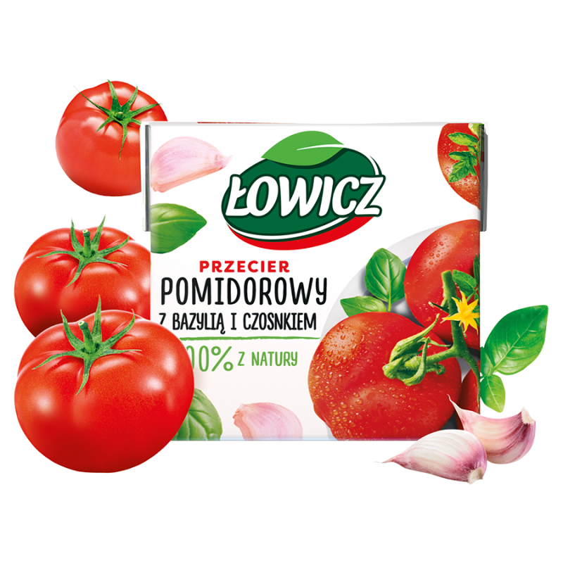 Przecier pomidorowy z bazylią i czosnkiem