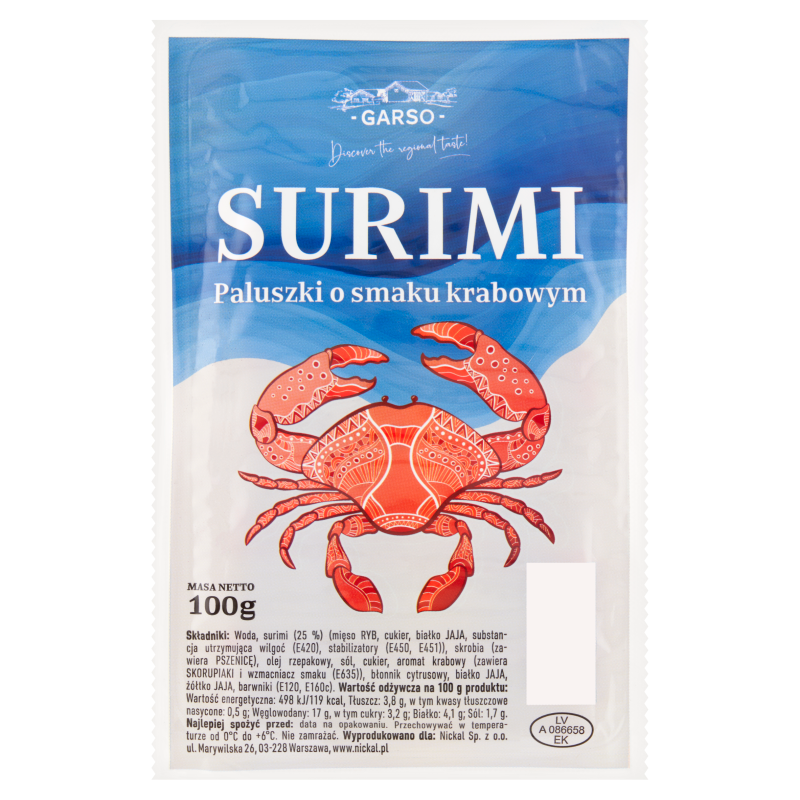 Paluszki surimi Klasyczne