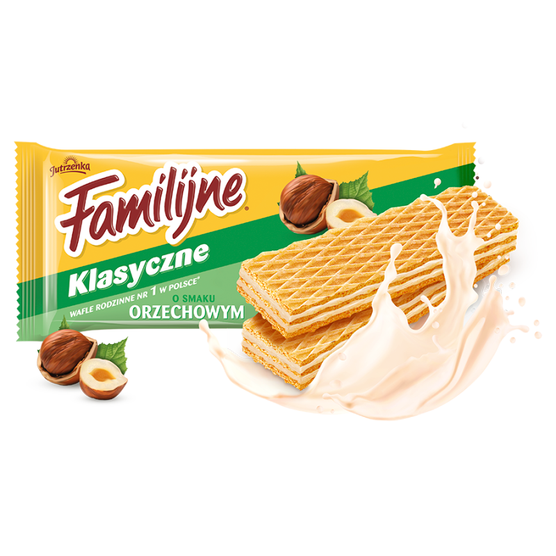 Wafle o smaku orzechowym