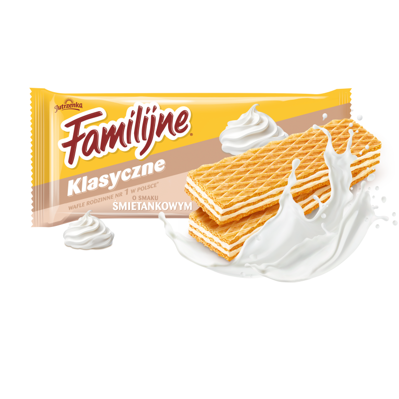 Wafle o smaku śmietankowym