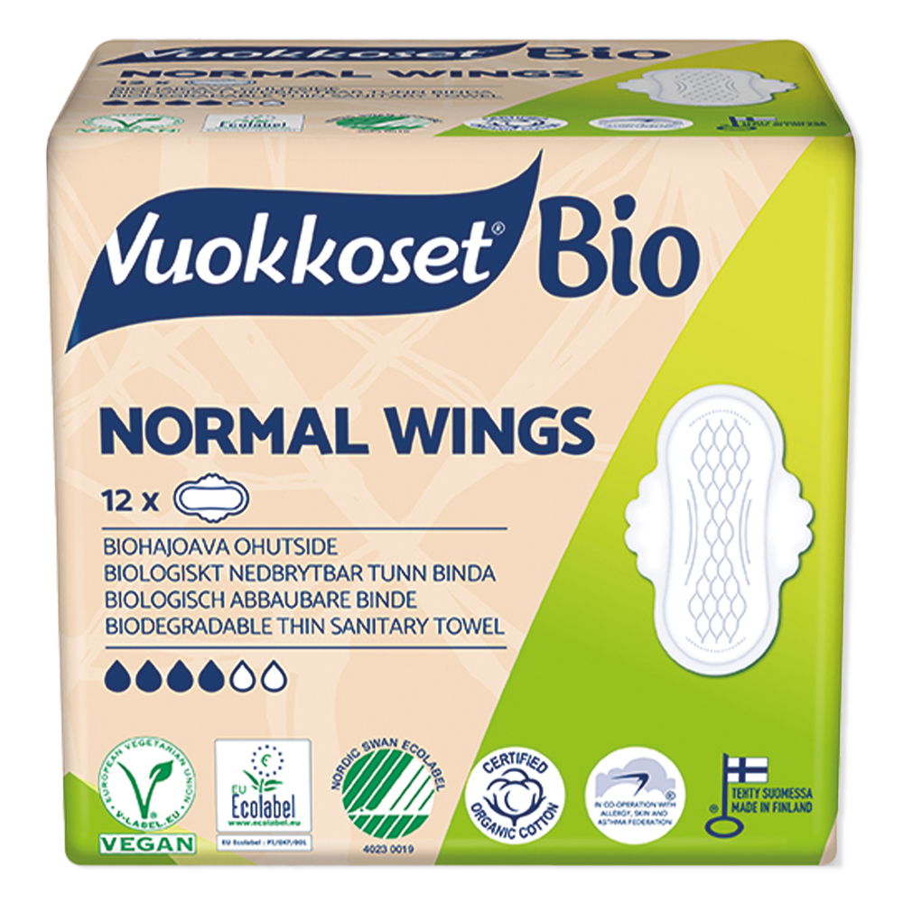 Podpaski ze skrzydełkami Normal 12 szt.
