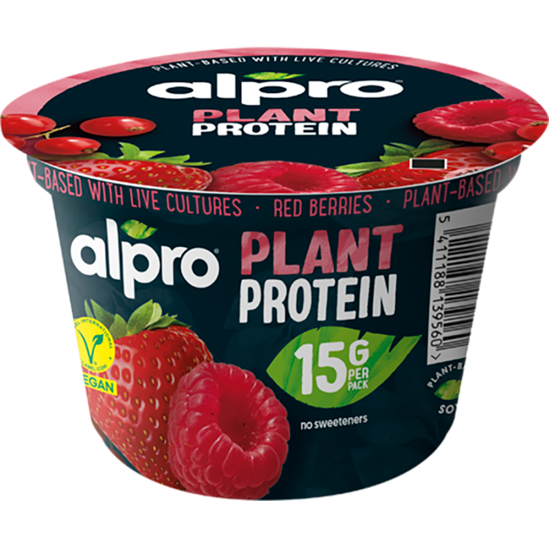 Jogurt sojowy o smaku truskawka-porzeczka-malina