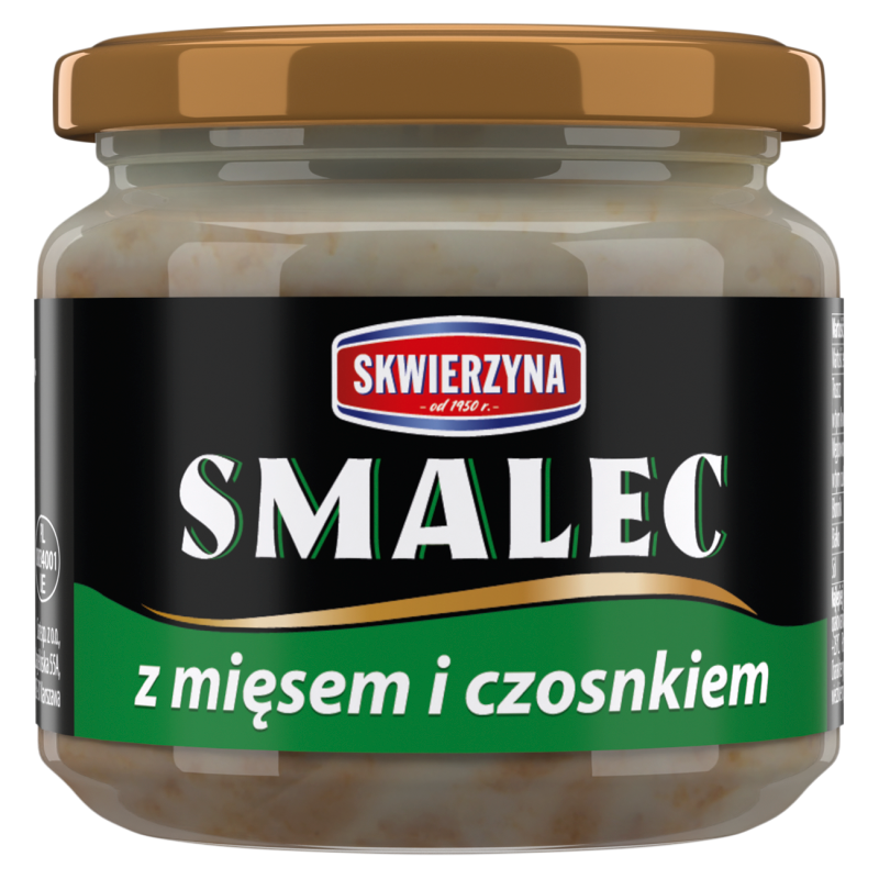 Smalec z mięsem i czosnkiem
