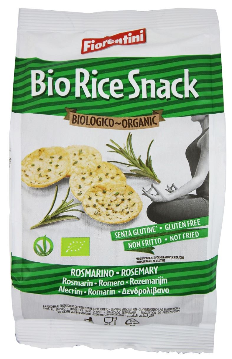 Krążki ryżowe z rozmarynem bezglutenowe BIO