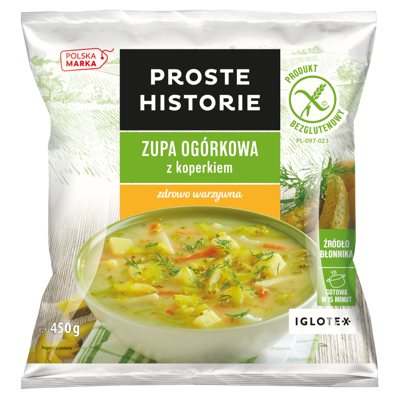 Zupa ogórkowa z koperkiem bezglutenowa