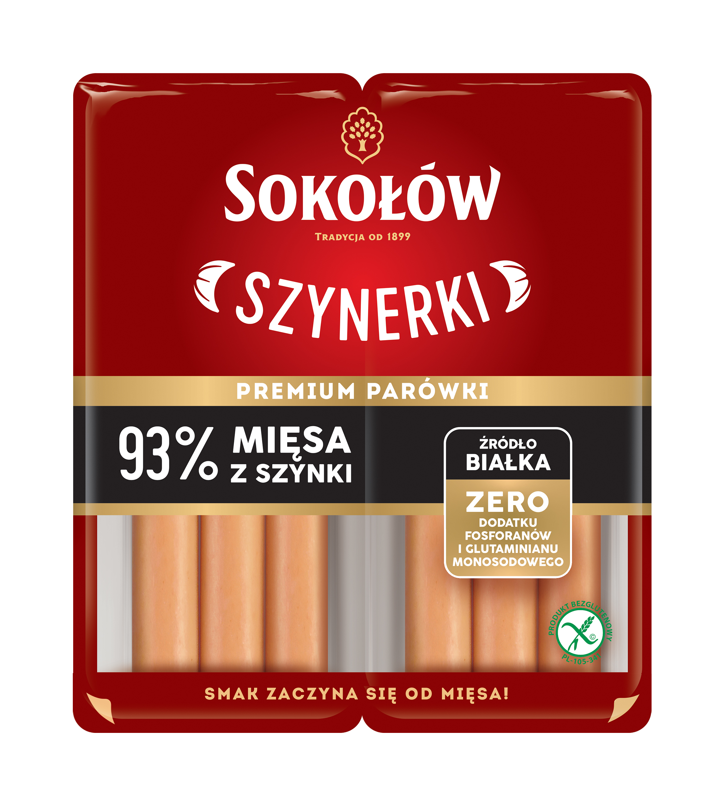 Szynerki parowki z szynki duopack 2X90g