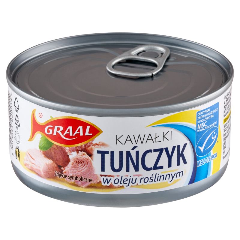 Tuńczyk - kawałki w oleju roślinnym