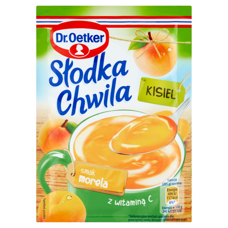 Kisiel o smaku morelowym
