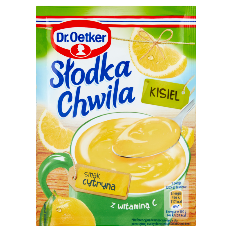 Kisiel o smaku cytrynowym