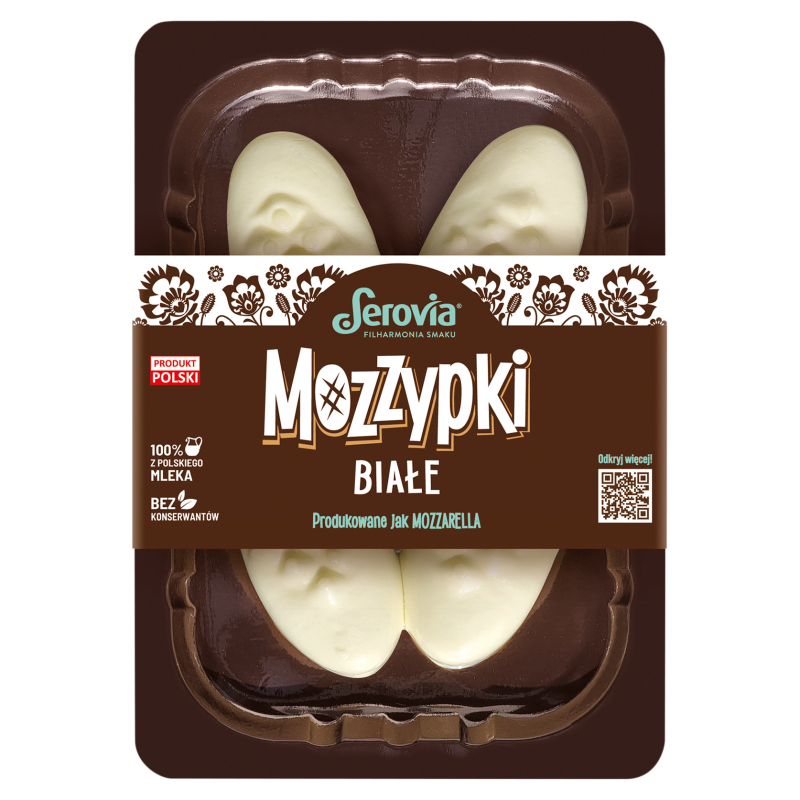 Mozzypki białe tacka
