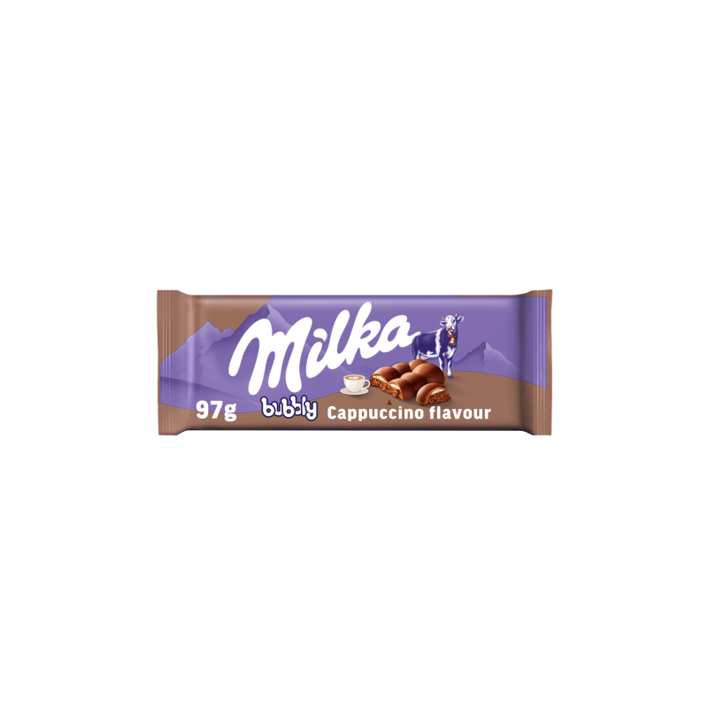 Czekolada mleczna z nadzieniem cappuccino napowietrzana