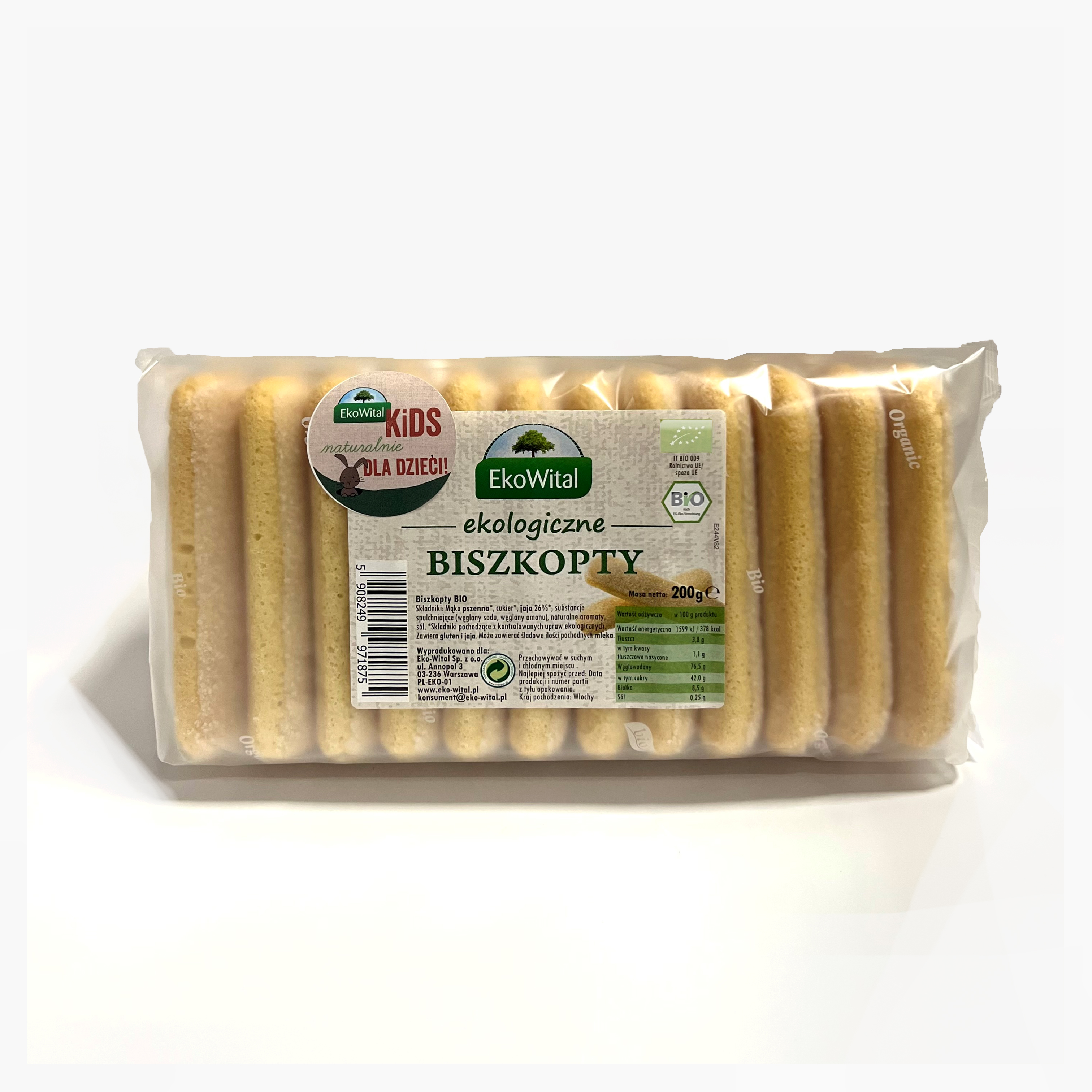 Biszkopty dla dzieci BIO