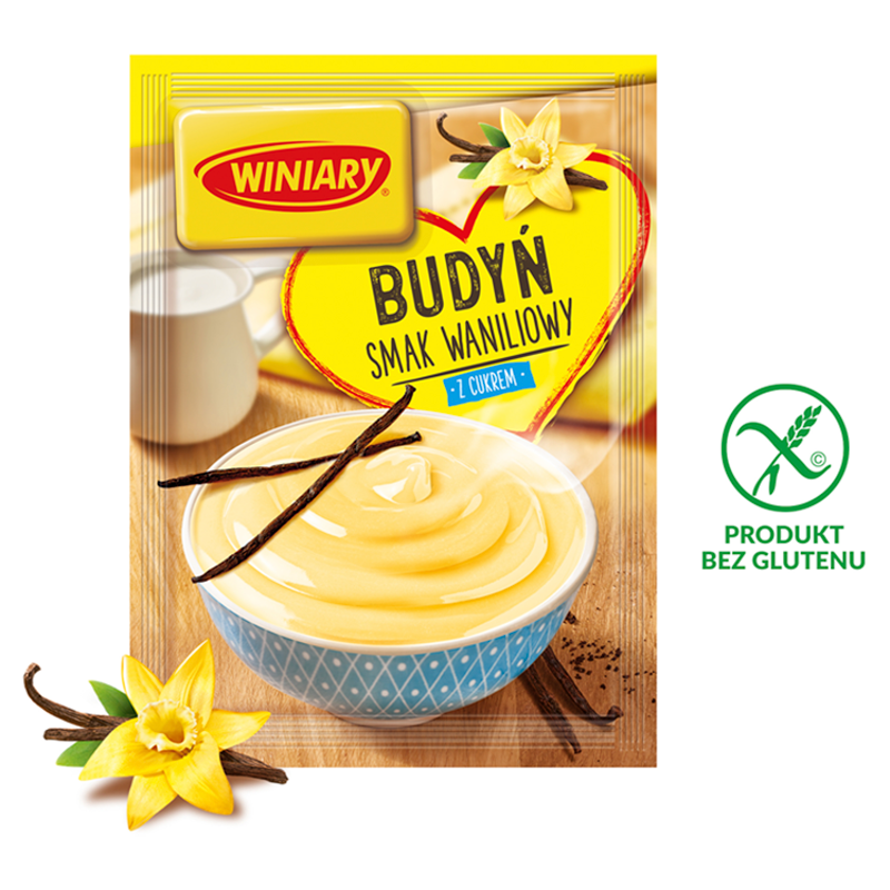 Budyń o smaku waniliowym (z cukrem) bezglutenowy