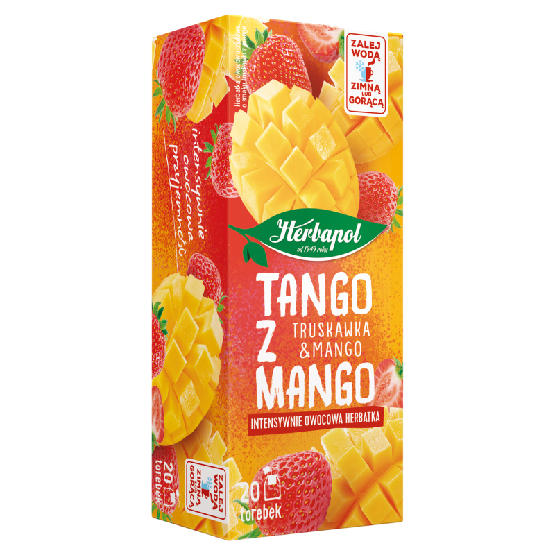 Herbata owocowa truskawka i mango 20 torebek ex.