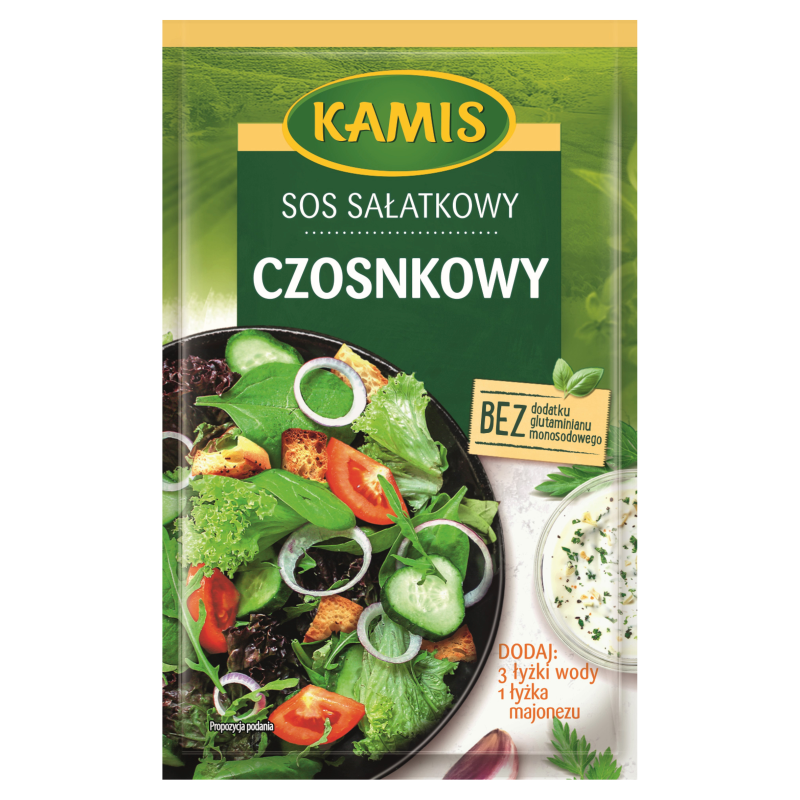 Sos sałatkowy czosnkowy