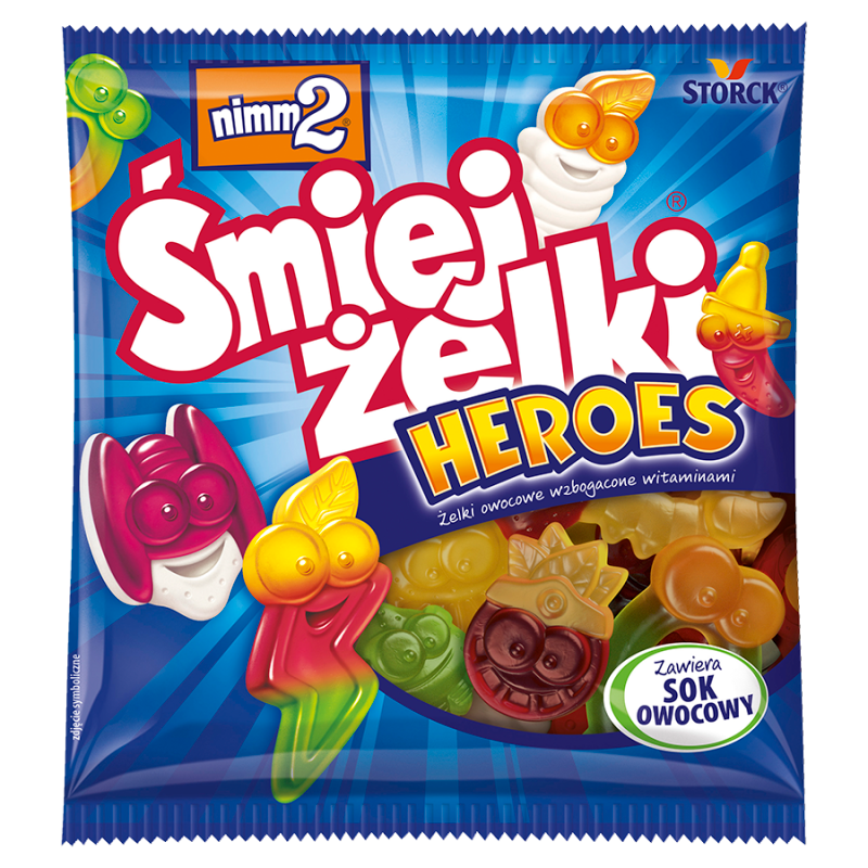 Heroes Żelki owocowe wzbogacone witaminami